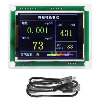 1 компл. Мониторинг Качества Воздуха PM2.5 Датчик Измерения Пыли И Тумана TFT LCD Бытовой Внутренний