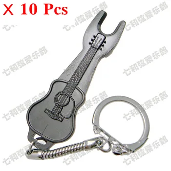 10 Шт Черный Инструмент для снятия мостового штифта акустической гитары Портативной формы с брелоком для ключей