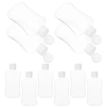 10шт Упаковочных Бутылок Многоразового Использования Пустые Бутылки Бутылка для образцов Косметики для Шампуня (200 мл)