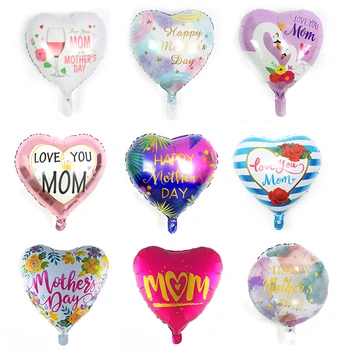 18-дюймовые воздушные шары из фольги с Днем матери, надувные Воздушные Алюминиевые шары для домашнего декора, украшения для вечеринок, Воздушные шары, подарки