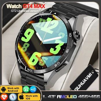 2023 Новые Смарт-часы GT4 Pro Мужские NFC 1,43 дюйма AMOLED 466 * 466 С Полным Сенсорным экраном Женские Часы Al Theme Bluetooth Call SmartWatch