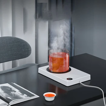 2023 Новый USB с постоянной температурой нагрева 55 градусов, теплые подставки, умная питьевая кружка с подогревом для кофейного чая с подогревом для домашнего офиса