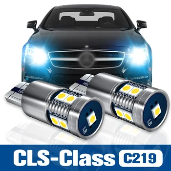 2x светодиодных габаритных фонаря, аксессуары для парковочных фонарей Canbus для Mercedes Benz CLS Class C219 2004 2005 2006 2007 2008 2009 2010