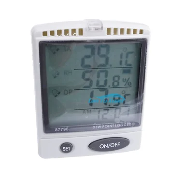 AZ87798 Настольный Измеритель Точки Росы Влажности и Температуры с SD-картой