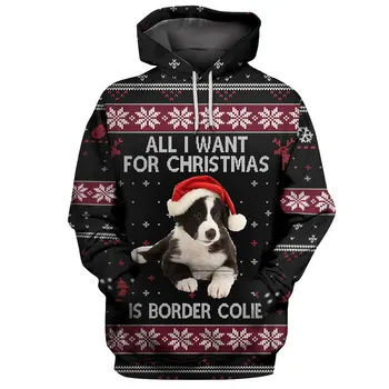 Border Colie 3D толстовки, пуловеры с принтом, мужские и женские забавные свитшоты, модная одежда для косплея, свитер, прямая поставка 02