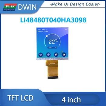 DWIN 4-дюймовый IPS RGB 24-битный 300nit TFT ЖК-Модуль ST7701S Driver IC С Резистивно-Емкостным Сенсорным Экраном LI48480T040HA3098