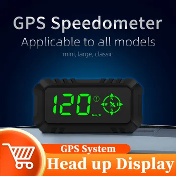 G7 GPS HUD Головной Дисплей Для Всех Автомобилей Цифровой Спидометр Сигнализация Превышения Скорости С Компасом Проектор Автоаксессуары