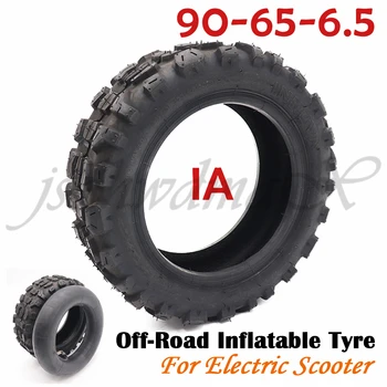 IA Высококачественная 11-дюймовая бескамерная шина для Электрического скутера, переоборудованная 11-дюймовая внешняя вакуумная шина толщиной 90/65-6,5 для бездорожья 