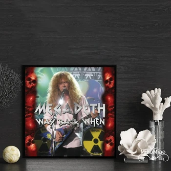 Megadeth Way Back When Music Обложка альбома, плакат, печать на холсте, домашний декор, настенная живопись (без рамки)
