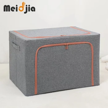 MEIDJIA-Тканевый органайзер для хранения одежды, складная сумка, одеяло для стирки, шкаф для хранения подушек, мусорное ведро большой емкости