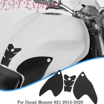 Monster821 Защитная накладка бака для Ducati Monster 821 2015-2020 21 Наклейка на мотоцикл, наклейка на газовое топливо, коленный захват, Тяговая Боковая накладка