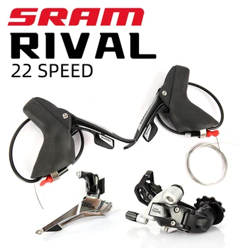 SRAM RIVAL 22 2X11 Скоростной Рычаг Переключения Передач Для Шоссейного Велосипеда С Гидравлическим Дисковым Тормозом И Передним и Задним Переключателем Передач