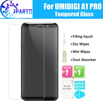 UMIDIGI A1 PRO Закаленное стекло 100% Хорошего качества Премиум-класса 9H Защитная пленка для экрана UMIDIGI A1 PRO (не покрыта на 100%)