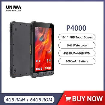 UNIWA P4000 4G Прочный Планшет IP67 Водонепроницаемый 10 