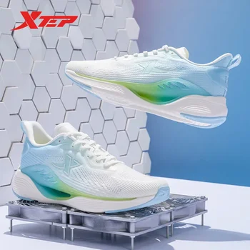 Xtep X-FLOW 5.0 Мужские Кроссовки Для Бега Летняя Вязаная Спортивная Обувь Для мужчин дышащие Легкие Кроссовки Мужские 878119110057