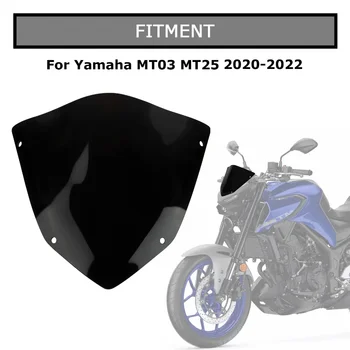 Аксессуар Для мотоцикла Лобовое Стекло Windscreen Для YAMAHA MT03 MT25 2020-2022