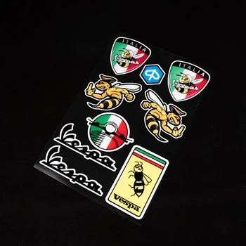 Аксессуары для мотоциклов, светоотражающие наклейки для мотоциклов, чехлы с флагом Италии, наклейки для PIAGGIO VESPA GTS Primavera 150 SPRINT 125 1200