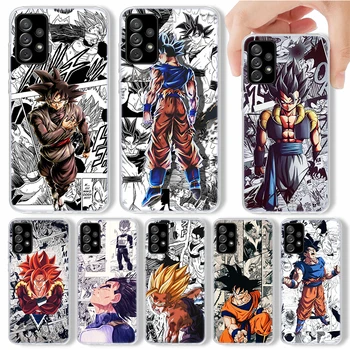 Аниме Goku-D-Dragons-Balls Чехол для телефона Samsung Galaxy A14 A54 A13 A53 A12 A52S A24 A34 A23 A33 A22 A32 A04S A03S A02S A72