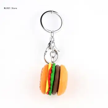Брелок для ключей с имитацией еды в виде ниши, мобильный телефон для украшения подвесной сумки в виде ракушки