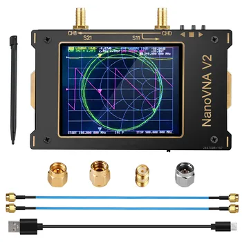 Векторный Сетевой Анализатор Nanovna SAA-V2 10 кГц ~ 3 ГГц HF VHF UHF Антенный Анализатор 3,2 