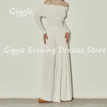 Вечернее элегантное платье для выпускного вечера из крепового трикотажа с открытыми плечами длиной до щиколоток, роскошные вечерние нарядные платья для женщин 2023 г.