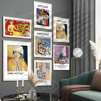 Выставочный плакат Музея Анри Матисса, Винтажные Абстрактные Принты Матисса, Картина На холсте 