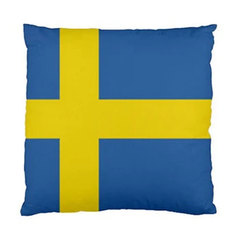 Горячая Швеция, Шведский Флаг, декоративная подушка, наволочка, современный модный флаг, чехлы для диванных подушек, подарки для домашнего декора, двухсторонние