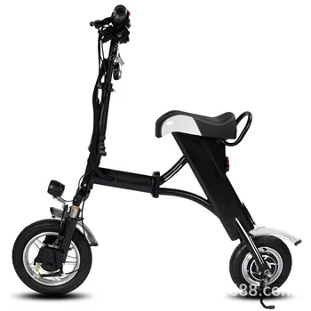 Запас хода электрического велосипеда на литиевой батарее 30 километров, складной ультралегкий Портативный электрический велосипед для взрослых