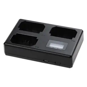 Зарядное Устройство Для камеры Тройное USB-Зарядное Устройство Для аккумулятора NP-FZ100 USB-Зарядное Устройство Со Светодиодным Дисплеем Для ZV-E1 FX3 FX30 A1 A9 II A7R V