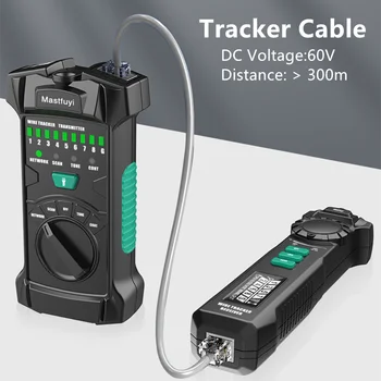 Кабель-трекер Тестер ЖК-кабеля POE Проверка тонера Cat5 Cat6 Проверка тонера телефонного / сетевого кабеля Сетевой инструмент для отслеживания тонера проводов