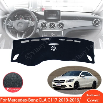 Коврик для Приборной панели Mercedes Benz CLA C117 2013-2019 CLA180 200 220 250 AMG CLA200 Автомобильный Солнцезащитный Козырек Приборной панели Противоскользящий Защитный