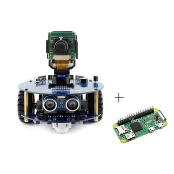 Комплект для сборки робота AlphaBot2 для Raspberry Pi Zero с ИК-управлением WH включает карту RPi Micro SD, ультразвуковой датчик и т.д.
