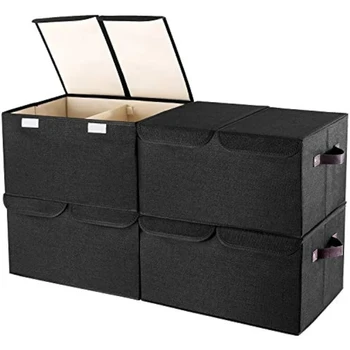 Коробка для хранения одежды с крышкой, коробка для домашних закусок, игрушек и разных мелочей, автомобильная резервная сортировочная корзина MCYar2671