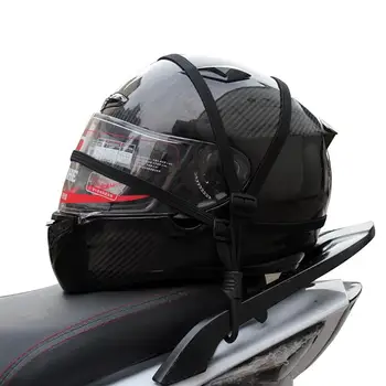 Крючок для ремня мотоциклетного шлема 60 см, Выдвижная эластичная веревка для багажа, фиксированный ремень, Мотоциклетный шлем, аксессуары для мотоциклов