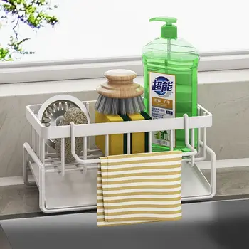 Кухонная полка Многофункциональная подставка для слива тряпок Бытовая раковина губка для мытья посуды жидкость для мытья посуды столешница для хранения