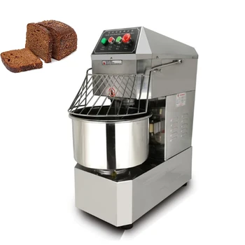 Машина для взбивания муки, Промышленная коммерческая машина для взбивания муки для хлеба объемом 50 л, спиральная машина для замешивания теста