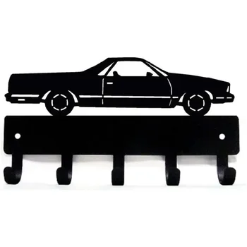 Настенный держатель для ключей CIFBUY Classic Car # 25 - Маленький шириной 6 дюймов; Подарок коллекционеру хот-родов; Стеллаж для хранения дома и гаража