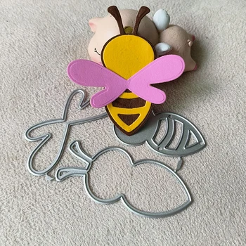 Новая форма для резки металла Bee, пресс-форма для вырезок, украшение для фотоальбома с тиснением, изготовление карточек, поделки своими руками