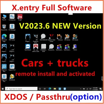 Новейшее Диагностическое Программное Обеспечение SSD Xentry 2023.06 для удаленной установки с Tactrix Openport 2.0 ECU Chip Tuning Tool OBD2 Scanner Tool