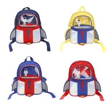 Новые детские сумки для книг с мультяшным астронавтом, дошкольная сумка для малышей, дизайнерский водонепроницаемый рюкзак для улицы оптом