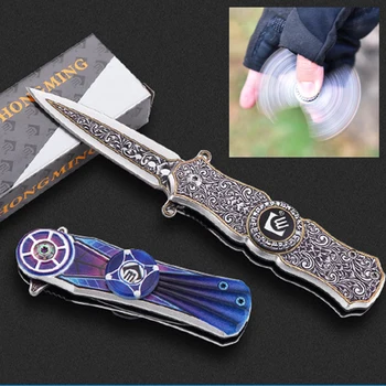 Новый Тактический нож Складные Карманные ножи Охотничий Нож Фруктовые Ножи для выживания на открытом воздухе в Кемпинге Gyro Toy Boy EDC инструмент Карманный Нож