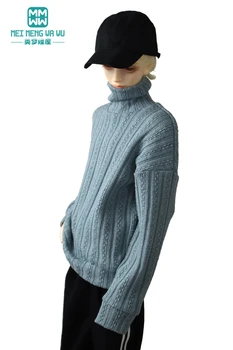 Одежда для куклы BJD на 68-75 см SD17, модный свитер с высоким воротом BJD uncle, белый, синий, розовый, черный