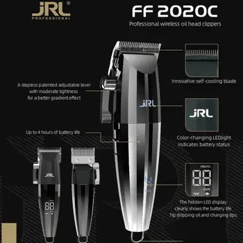 Оригинальные профессиональные машинки для стрижки волос JRL 2020C 2020T, инструменты для парикмахера, мужской триммер 7200 об/мин