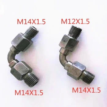 Переоборудование дизельной трубки Замена соединения труб Редуктор Наружный винт M14X1.5-M12X1.5 M14-M14X1.5