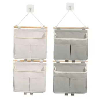 Подвесная сумка с отверстиями, вместительные настенные сумки для организации двери в ванную, несколько карманов, солнцезащитные очки для ключей для маленьких