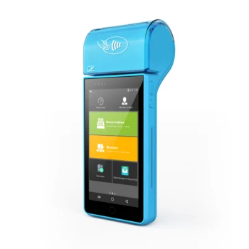 Портативный POS-Терминал Android 7 Smart Mobile На Вынос с 5-дюймовым Экраном NFC-Считывателя С Билетом