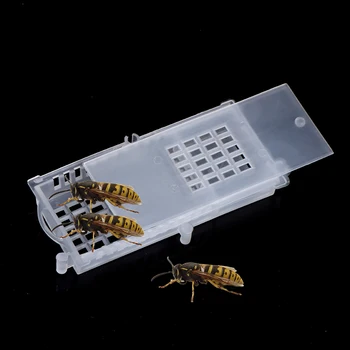 Пчелиный инструмент Клетки для транспортировки пчел Пчелиный дом Улей Белая прозрачная Клетка для пчел