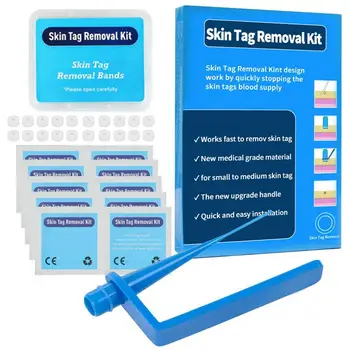 Средство для Удаления Бородавок Auto Skin Tags Remover 2 В 1 Безболезненный Набор Для Удаления Кожных Меток Для Маленьких И Больших Кожных Меток Ручка Для Удаления Меток