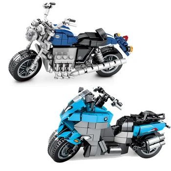 Технические Мотоциклетные кирпичи C650 Hondas Valkyie Little Motor Model Moc Building Block Сборка игрушек Коллекция Подарков для мальчиков