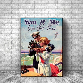 у нас с тобой есть этот плакат, постер с моряком, сейлор Мун, большое настенное искусство, подарок для оформления ванной комнаты в офисе